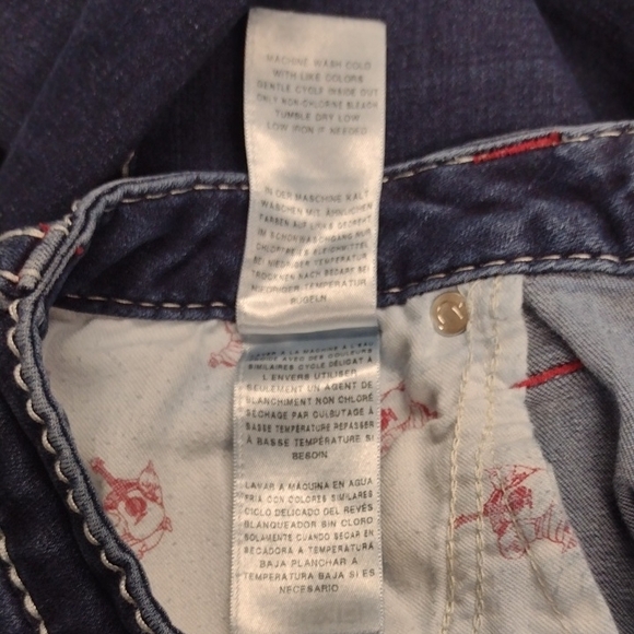 True Religion Dark Blue Boot Cut Jeans - Picture 15 of 15